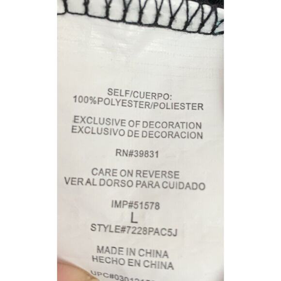 My Michelle Skirt Women's large striped/speckled short exposed back zipper - Picture 5 of 5